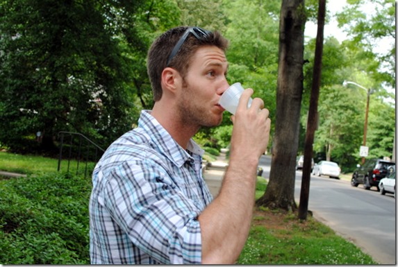 Drinking Lemonade