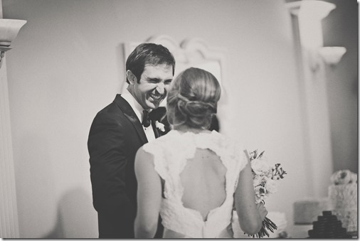 Groom Laughing