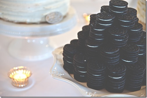 Oreo Cake Tower - Groom's Cake