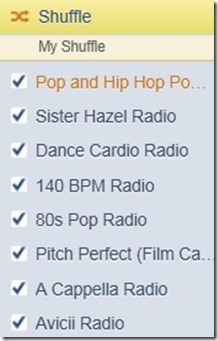 Pandora Shuffle