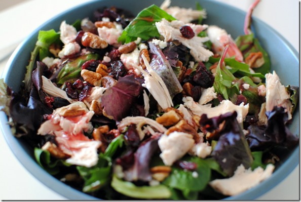 Salad with Chicken and Cranberries