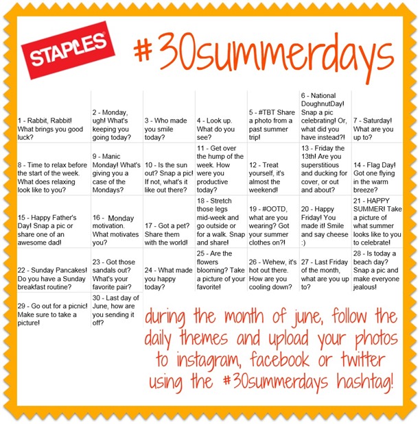 #30SummerDays Photo Challenge
