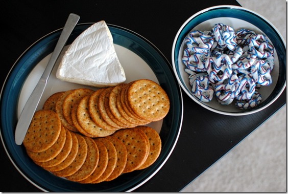 Cheese and Crackers and Pretzels