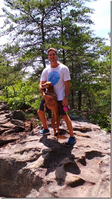 Dog Hiking Crowders Mountain