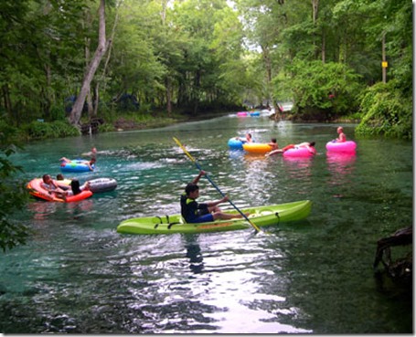 Ginnie Springs Tubing Santa Fe River