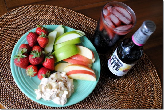 Honey Almond Butter Fruit Dip
