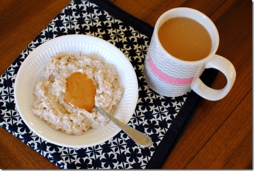 Oatmeal with Almond Butter