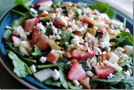 Strawberry Spinach Salad