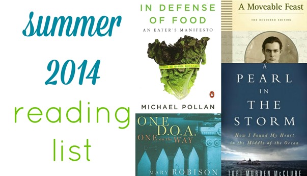 Summer 2014 Reading List