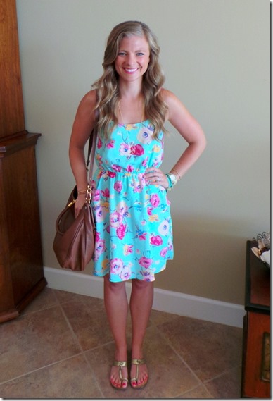 White Plum Pretty in Poppy Dress