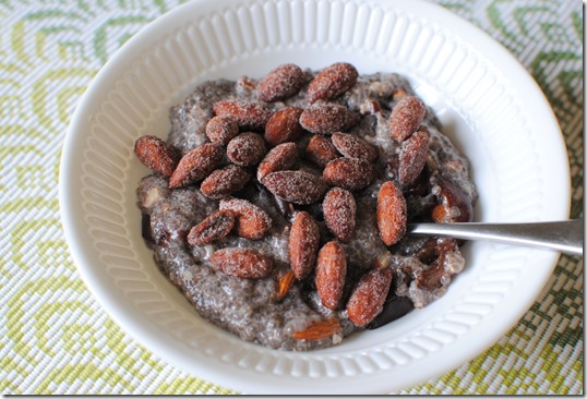 cherry almond chia seed pudding