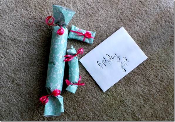 mint lace wrapping paper