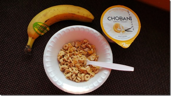 yogurt banana cereal