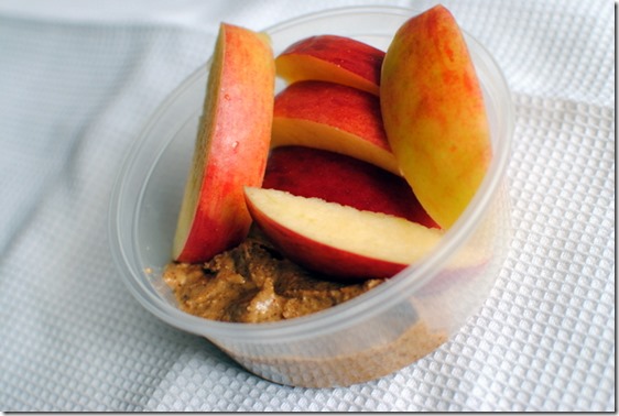 Apple Slices with Almond Butter