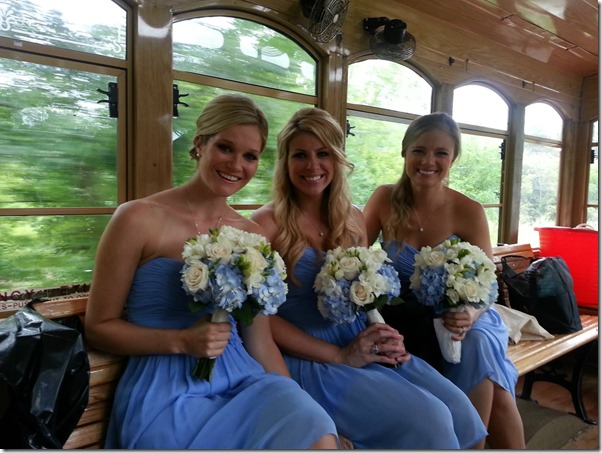 Bridesmaid Trolley Ride Bridesmaid Trolley Ride