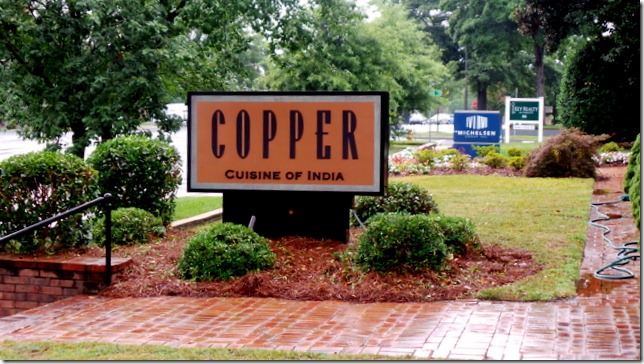 Copper Indian Restauran Charlotte