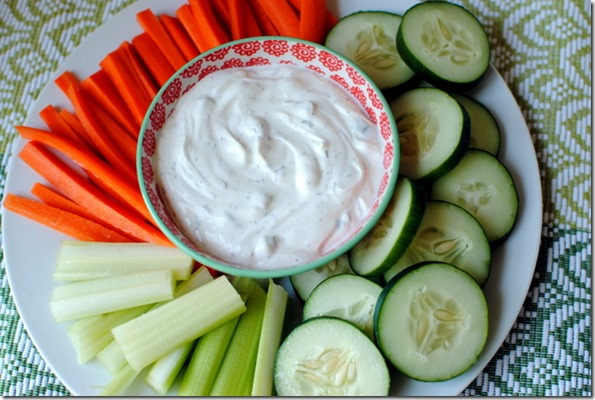 Greek Yogurt Veggie Dip