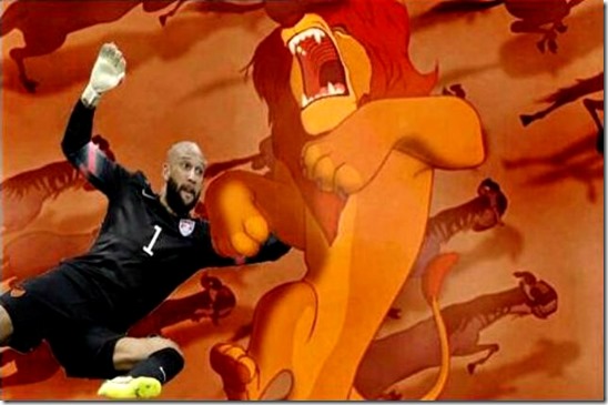 Tim Howard Saving Mufasa
