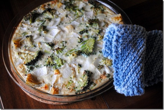 Broccoli Artichoke Quiche Broccoli Artichoke Quiche