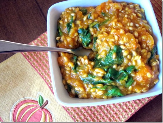 Butternut Squash Wheat Berry Mock Risotto Butternut Squash Wheat Berry Mock Risotto
