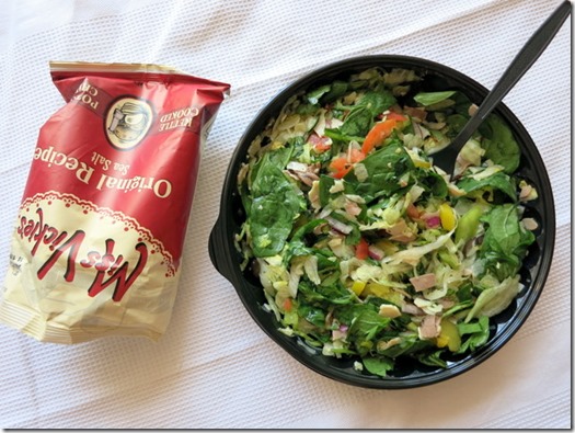 subway chopped salad lunch