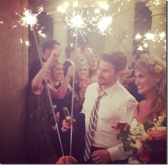 Sparkler Exit Wedding