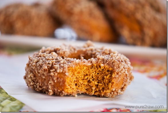 Vegan Pumpkin Doughnut