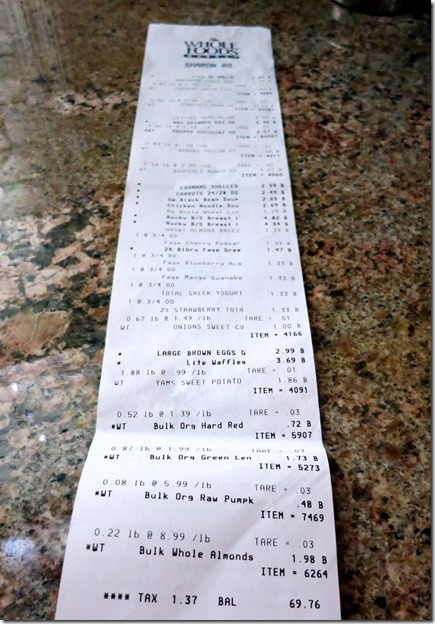 WF Receipt