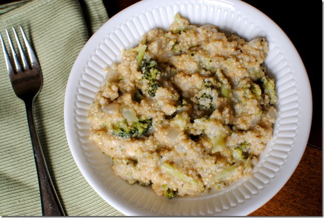 Broccoli Cheese Quinoa
