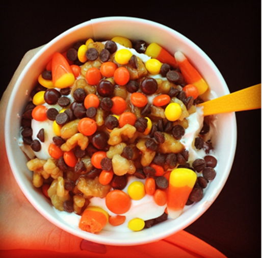 Fall Frozen Yogurt