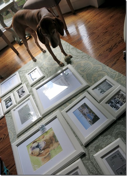 Gallery Wall Progress