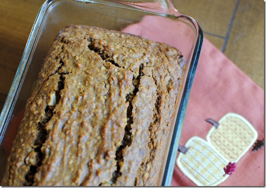 Maple Walnut Pumpkin Bread
