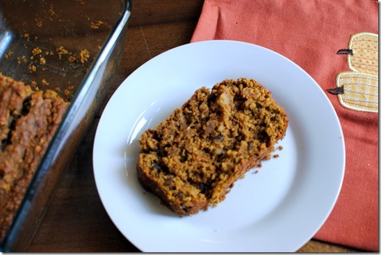 Maple Walnut Pumpkin Spice Loaf
