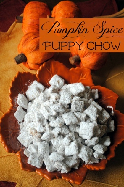 Pumpkin Spice Puppy Chow