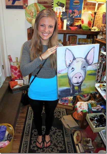 pig painting