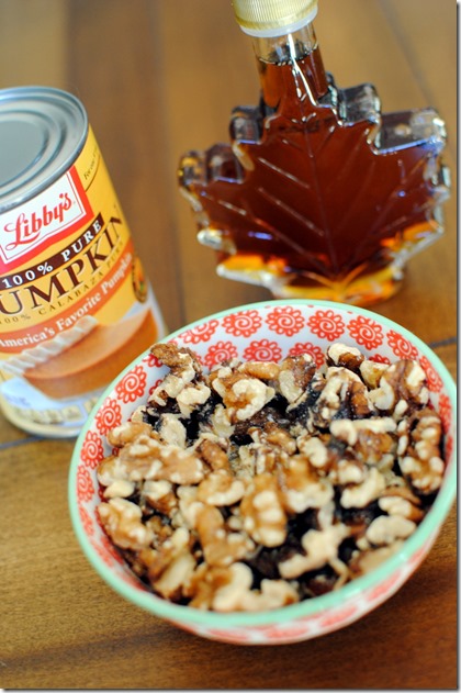 pumpkin walnuts maple