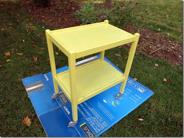 spraypainting cart