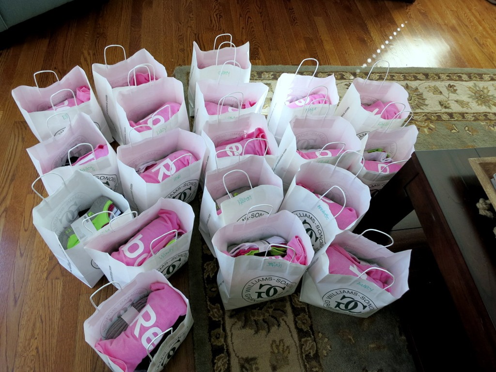 girls weekend goodie bag