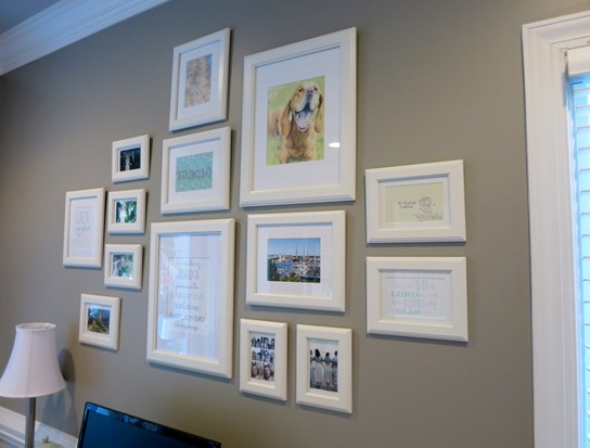 Home Office Gallery Wall
