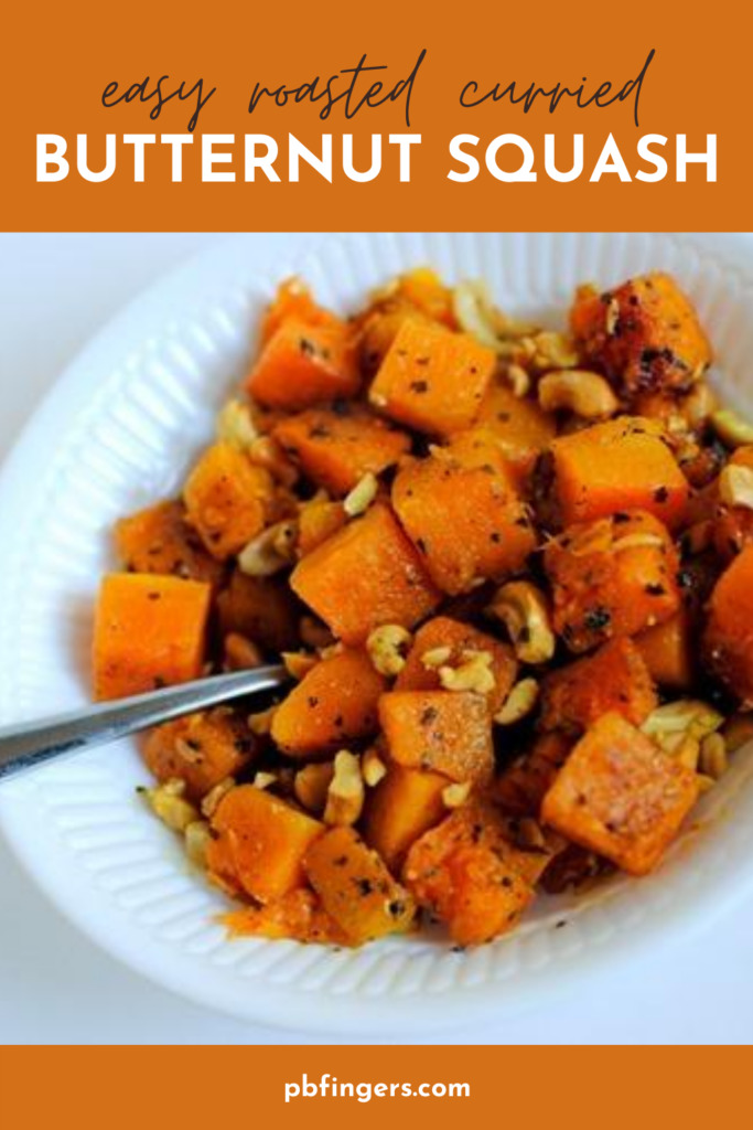 Easy Roasted Curried Butternut Squash