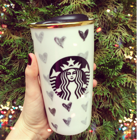 Starbucks Heart Travel Tumbler