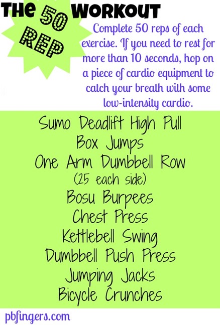 The 50 Rep Workout