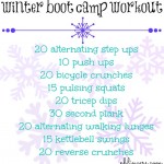 Winter Boot Camp Workout