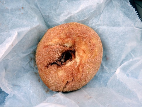 cinnamon sugar breakfast sandwich