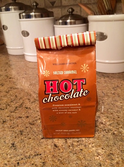 williams sonoma salted caramel hot chocolate