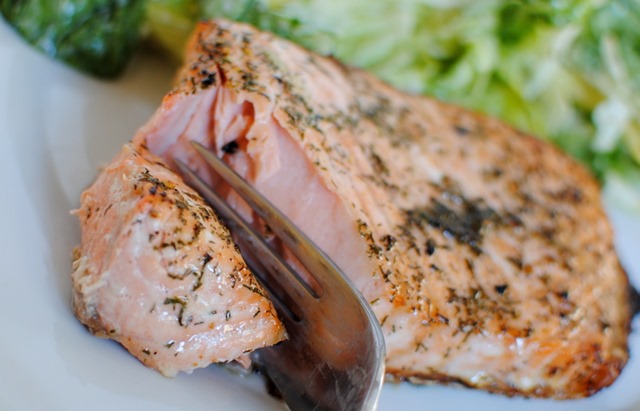 Paleo Coconut Butter Salmon