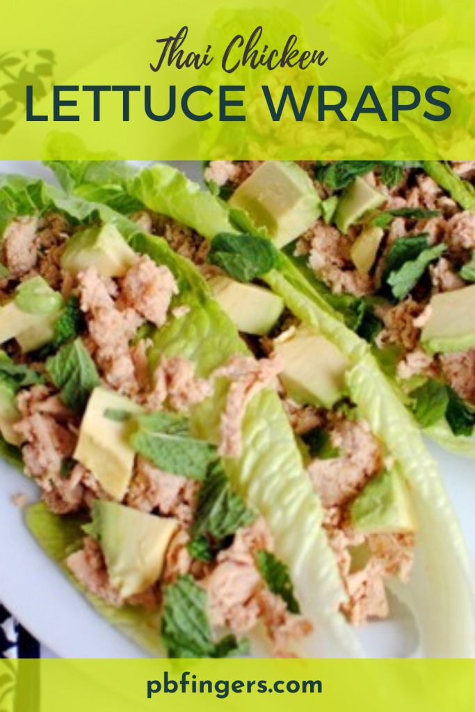 Thai Chicken Lettuce Wraps