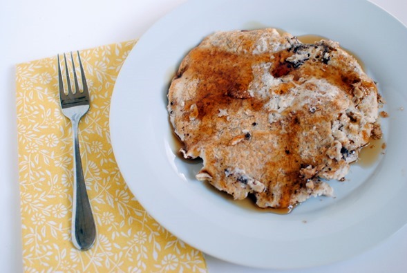 egg white oatmeal pancake