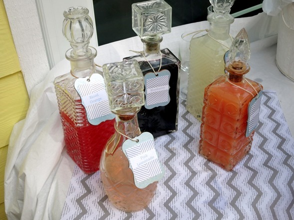 Baby shower drinks