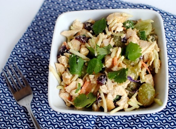 Green Grape Curried Chicken Salad